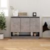 vidaXL Sideboard Concrete Grey 97x31x75 cm Engineered Wood