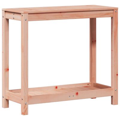 vidaXL Potting Table with Shelf 82.5x35x75 cm Solid Wood Douglas