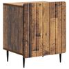 vidaXL Bedside Cabinet Old Wood 43 x 34.5 x 52 cm Engineered Wood