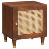 vidaXL Bedside Cabinet Brown 40 x 33.5 x 46 cm Solid Acacia wood