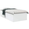 vidaXL Floor Bed Frame White 80 x 200 cm Engineered Wood