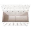 vidaXL Garden Storage Box White 121x55x64 cm Solid Wood Pine