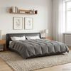 vidaXL Full Year Duvet Quilted Light Grey 220 x 260 cm Microfiber