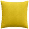 vidaXL Sofa Pillows 2 pcs Yellow 80 x 80 cm Corduroy Fabric