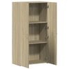 vidaXL File Cabinet Sonoma Oak 60x32x115 cm Engineered Wood