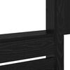 vidaXL Bunk Bed for Kids Black Oak 100 x 200 cm Engineered wood