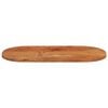 vidaXL Table Top 120x60x2.5 cm Oval Solid Wood Acacia