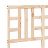 vidaXL Bed Headboard 141x4x100 cm Solid Wood Pine