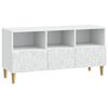 vidaXL TV Cabinet 102 x 34.5 x 50 cm White Engineered Wood