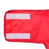 vidaXL Dog Raincoat with Reflective Strips Polyester Red XL