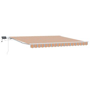 vidaXL Retractable Awning Multicolour 400 x 300 cm