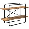 vidaXL Bookshelf 2-Tier 100 x 35 x 70 cm PB Oak Wood