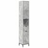 vidaXL Bathroom Furniture Set Concrete Grey Engineered wood, Metal
