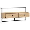 vidaXL TV Cabinet Wall-mounted Sonoma Oak 100.5x30x51 cm Engineered Wood