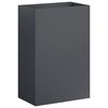 vidaXL Garden Planter Anthracite 50 x 30 x 75 cm Cold-rolled Steel