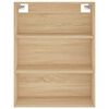 vidaXL Highboard Sonoma Oak 69.5x34x180 cm Engineered Wood
