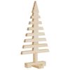 vidaXL Wooden Christmas Trees for Decoration 3 pcs Solid Wood Pine