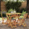 vidaXL Bistro Set 5 pcs Brown Solid acacia wood