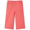 vidaXL Kids' Pants with Wide Legs Coral 92