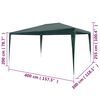 vidaXL Party Tent 3x4 m PE Green