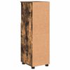 vidaXL Bathroom Cabinet with Storage Smoked Oak 30 x 35 x 95 cm