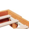 vidaXL Bed Frame Wax Brown 90 x 190 cm Solid Pine Wood