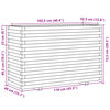 vidaXL Garden Planter Wax Brown 110x40x72.5 cm Solid Wood Pine