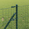 vidaXL Fence Post 12 pcs Green 50 cm Powder-coated steel