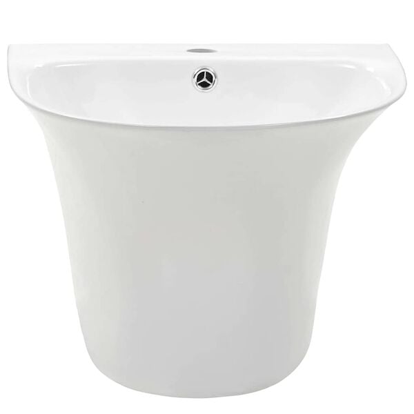 vidaXL Basin White 47 x 45 x 37 cm Glazed Ceramic