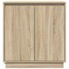 vidaXL LED Sideboard Sonoma Oak 71 x 34.5 x 75 cm Engineered Wood
