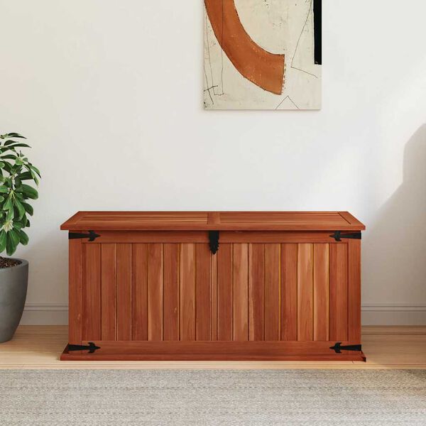 vidaXL Storage Chest 90x45x40 cm Solid Acacia Wood