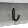 vidaXL Wall-Mounted Coat Rack Concrete Grey 80 x 10.5 x 18 cm