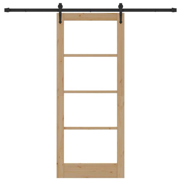 vidaXL Sliding Door ORKDAL Natural 83 x 202 cm