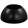 vidaXL Coffee Table Hammered Aluminium 70x30 cm Black