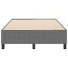 vidaXL Box Spring Bed Light grey 120 x 200 cm Corduroy fabric