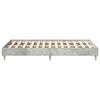 vidaXL Bed Frame No Mattress Concrete Grey 135x190 cm Double Engineered Wood