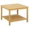 vidaXL Side Table Oil Natural 60 x 60 x 45 cm Solid Acacia Wood