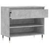 vidaXL Shoe Cabinet Concrete Grey 70x36x60 cm Engineered Wood