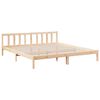 vidaXL Extra Long Bed Frame without Mattress 200x220 cm Solid Wood Pine