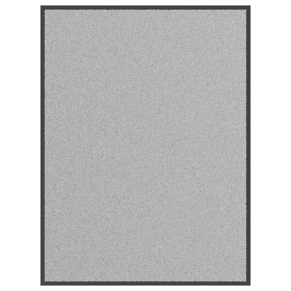 vidaXL Doormat Grey 90x120 cm