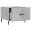 vidaXL Coffee Tables 2 pcs Concrete Grey 50x50x40 cm Engineered Wood