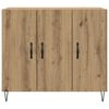 vidaXL Sideboard Artisan Oak 90 x 32.5 x 80 cm Engineered Wood