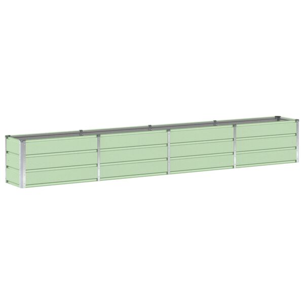 vidaXL Planter Green 320 x 40 x 45 cm Steel