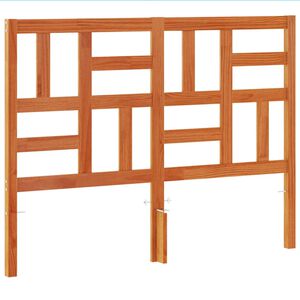 vidaXL Headboard Wax Brown 135 cm Solid Wood Pine