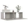 vidaXL 6 Piece TV Cabinet Set Concrete Grey Engineered Wood