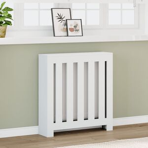 vidaXL Radiator Cover White 78 x 20 x 82 cm Engineered Wood