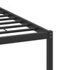 vidaXL Bed Frame without Mattress Smoked Oak 140x190 cm Engineered Wood