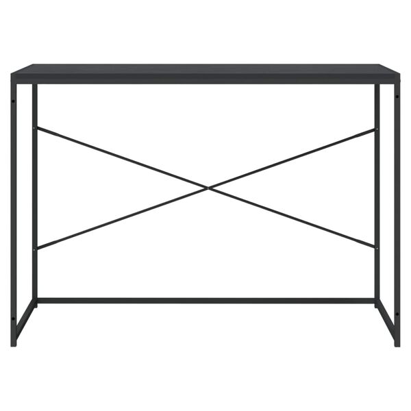 vidaXL Computer Desk Black 110x60x70 cm Engineered Wood