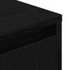 vidaXL Bedside Cabinets with LED Lights&nbsp;2 pcs Black 38x34x50 cm