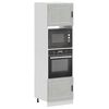vidaXL Oven Cabinets 2 pcs Porto Concrete Grey Engineered Wood